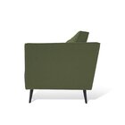 Sofá 2 Lugares Tecido Poliéster Fun Oliva