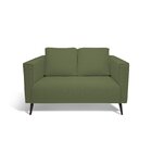 Sofá 2 Lugares Tecido Poliéster Fun Oliva