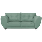 Sofá 2 Lugares Tulipa Linho - Amarena Móveis - Azul Turquesa