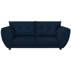 Sofá 2 Lugares Tulipa Suede - Doce Sonho Móveis - Azul Marinho