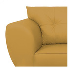 Sofá 2 Lugares Tulipa Suede - Doce Sonho Móveis - Mostarda