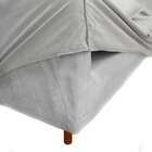 Sofá 2 Lugares Tunísia Suede Cinza