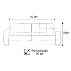 Sofá 2 Lugares Ventura - D'monegatto - Bege