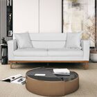 Sofá 2 Lugares Viena Suede - Doce Sonho Móveis - Branco