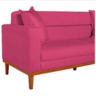 Sofá 2 Lugares Viena Suede - Doce Sonho Móveis - Pink