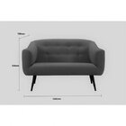 Sofá 2 Lugares Zap Daf Mobiliário Cru