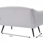 Sofá 2 Lugares Zap Daf Mobiliário Cru