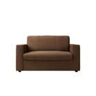 Sofá 2 Lugares Zoy Suede Marrom