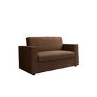 Sofá 2 Lugares Zoy Suede Marrom