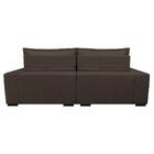 Sofá 3,12m Tecido Impermeabilizado De Linho Com Molas Cama In