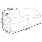 Sofa 318 Cm 4 Lugares Passion Corano Moll