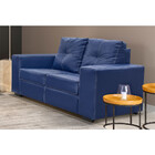 Sofá 3 E 2 Lugares Em Tecido Laminado Sintético Em Pvc Na Cor