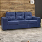 Sofá 3 E 2 Lugares Em Tecido Laminado Sintético Em Pvc Na Cor