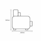 Sofá 3 E 2 Lugares Em Tecido Laminado Sintético Em Pvc Na Cor
