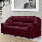 Sofá 3 E 2 Lugares Vermelho Barcelona