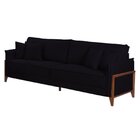 Sofá 3 E 4 Lugares 220cm Panamá Com 4 Almofadas Para Sala De