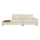 Sofá 3 Lugar Paineiras  Bege Claro