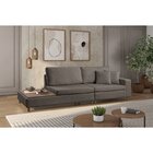 Sofá 3 Lugar Paineiras Estofart Marrom