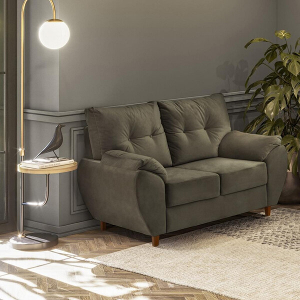 Sofá 3 Lugares 150cm Veludo Gabriela Takei