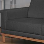Sofa 3 Lugares 180 Cm Crons Linho Vazzano