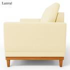 Sofa 3 Lugares 180 Cm Crons Suede Vazzano