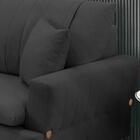 Sofa 3 Lugares 180 Cm Eron Linho Vazzano