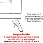 Sofa 3 Lugares 180 Cm Eron Linho Vazzano