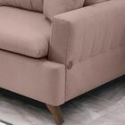 Sofa 3 Lugares 180 Cm Eron Linho Vazzano