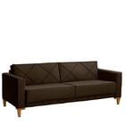 Sofa 3 Lugares 180 Cm Tucson Veludao Removeis