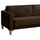 Sofa 3 Lugares 180 Cm Tucson Veludao Removeis