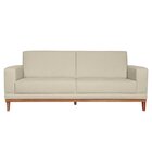 Sofá 3 Lugares 180cm Em Linho Cronus Cru