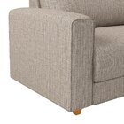 Sofá 3 Lugares 180cm Hit Cinza/marrom