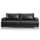 Sofá 3 Lugares 180cm Living Pés Curvos Santi D05 Sintético Pr