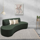 Sofá 3 Lugares 180cm Mônaco Corano Verde - Nexta Casa