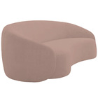 Sofá 3 Lugares 180cm Orgânico Luxo Recepção Amore Linho - Doc