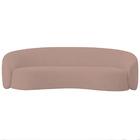 Sofá 3 Lugares 180cm Orgânico Luxo Recepção Amore Linho - Doc