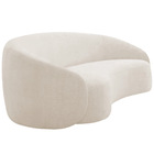 Sofá 3 Lugares 180cm Orgânico Luxo Recepção Amore Linho - Doc