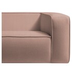 Sofá 3 Lugares 180cm Orgânico Luxo Recepção Cecília Linho - A