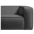 Sofá 3 Lugares 180cm Orgânico Luxo Recepção Cecília Linho - A