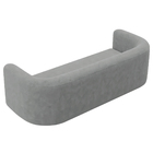 Sofá 3 Lugares 180cm Orgânico Luxo Recepção Melina Bouclé - A