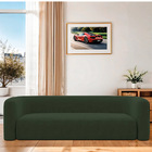 Sofá 3 Lugares 180cm Orgânico Luxo Recepção Melina Linho - Am