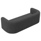 Sofá 3 Lugares 180cm Orgânico Luxo Recepção Melina Linho - Do