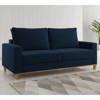 Sofá 3 Lugares 180cm Veludo Lívia / Ares / Alpino