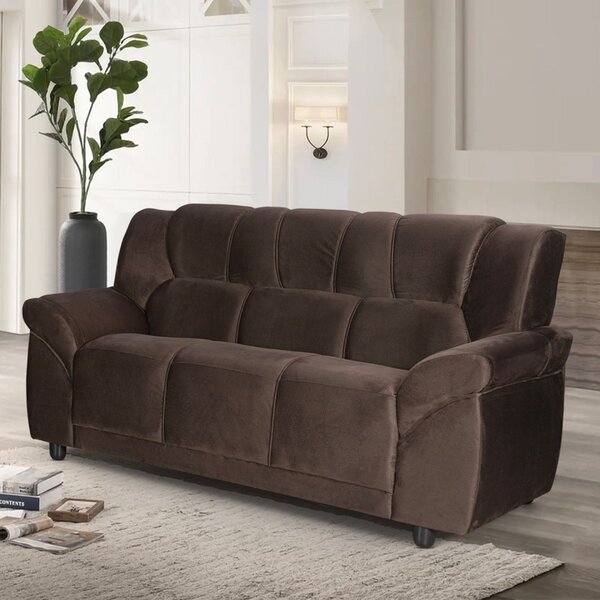 Sofá 3 Lugares 184cm Cordoba  Marrom