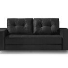 Sofá 3 Lugares 198cm Topázio Nabas Preto