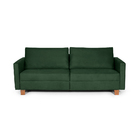 Sofá 3 Lugares 2,00m Fixo Veludo Plaza Verde - Straub Web