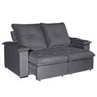 Sofá 3 Lugares 2,00m Retrátil E Reclinável Venus Bom Pastor