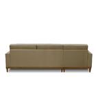 Sofá 3 Lugares 2,10m Living Com Chaise Esquerdo Lavinia Linho