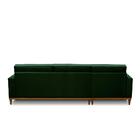 Sofá 3 Lugares 2,10m Living Com Chaise Le Gabi Linho Verde Ma