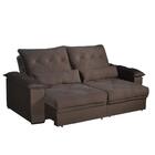 Sofá 3 Lugares 2,10m Retrátil E Reclinável West Bom Pastor